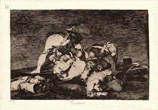 Francisco de Goya (Spanish, 1746-1828). Nor [Do These] Either (Tampoco), 1810-1815, printed 1863.