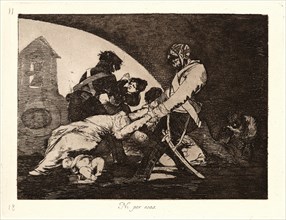 Francisco de Goya (Spanish, 1746-1828). Neither Do These (Ni por Esas), 1810-1815, printed 1863.