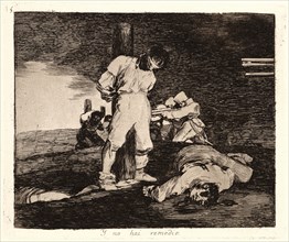 Francisco de Goya (Spanish, 1746-1828). And There's No Help for It (Y No Hay Remedio), 1810-1815,