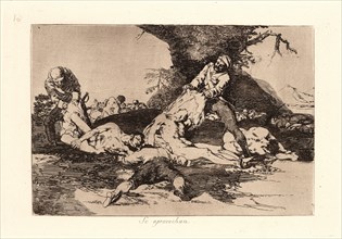 Francisco de Goya (Spanish, 1746-1828). They Make Use of Them (Se Aprovechan), 1810-1815, printed