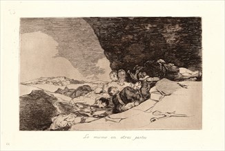 Francisco de Goya (Spanish, 1746-1828). The Same Elsewhere (Lo Mismo en Otras Partes), 1810-1815,