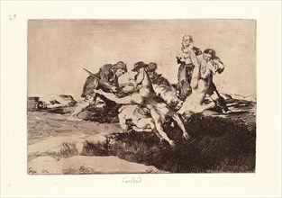Francisco de Goya (Spanish, 1746-1828). Charity (Caridad), 1810-1815, printed 1863. From The