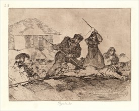 Francisco de Goya (Spanish, 1746-1828). Rabble (Populacho), 1810-1815, printed 1863. From The