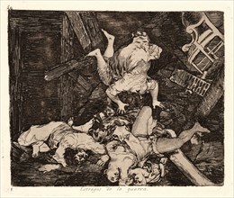 Francisco de Goya (Spanish, 1746-1828). Ravages of War (Estragos de la Guerra), 1810-1815, printed