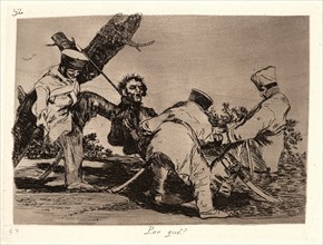 Francisco de Goya (Spanish, 1746-1828). Why? (Por Qué?), 1810-1815, printed 1863. From The