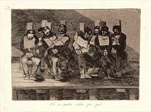 Francisco de Goya (Spanish, 1746-1828). One Can't Tell Why (No Se Puede Saber por Qué), 1810-1815,