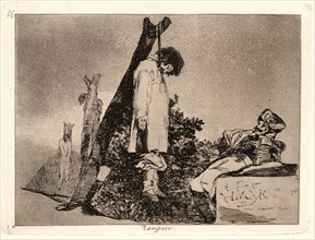 Francisco de Goya (Spanish, 1746-1828). Not [in This Case] Either (Tampoco), 1810-1815, printed