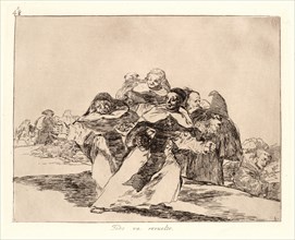 Francisco de Goya (Spanish, 1746-1828). Everything Is Topsy-Turvy (Todo Va Revuelto), 1810-1815,