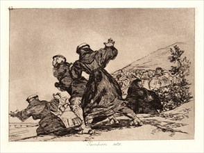Francisco de Goya (Spanish, 1746-1828). This Too (Tambien Esto), 1810-1815, printed 1863. From The