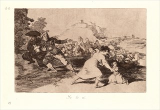 Francisco de Goya (Spanish, 1746-1828). I Saw It (Yo Lo Vi), 1810-1815, printed 1863. From The