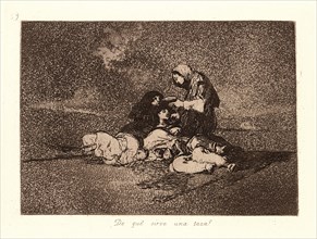 Francisco de Goya (Spanish, 1746-1828). What Is the Use of a Cup? (De Qué Sirve una Taza?),