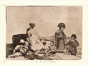 Francisco de Goya (Spanish, 1746-1828). Perhaps They Are of Another Breed (Si Son de Otro Linage),