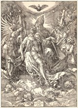 Albrecht DÃ¼rer (German, 1471-1528). The Holy Trinity, 1511. Woodcut.