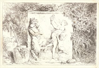 Jean-Honoré Fragonard (French, 1732-1806). The Satyr's Dance, 1763. From Bacchanales. Etching on