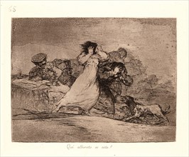 Francisco de Goya (Spanish, 1746-1828). What Is This Hubbub? (Qué Alboroto Es Este?), 1810-1815,