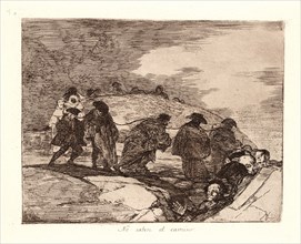 Francisco de Goya (Spanish, 1746-1828). They Do Not Know the Way (No Saben el Camino), 1810-1815,
