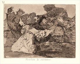 Francisco de Goya (Spanish, 1746-1828). Charlatans' Show (FarÃ¡ndula de Charlatanes), 1810-1815,