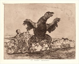 Francisco de Goya (Spanish, 1746-1828). The Carnivorous Vulture (El Buitre CarnÃ­voro), 1810-1815,