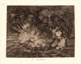 Francisco de Goya (Spanish, 1746-1828). Will She Rise Again? (Si ResucitarÃ¡?), 1810-1815, printed