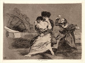 Francisco de Goya (Spanish, 1746-1828). They Don't Like It (No Quieren), 1810-1815, printed 1863.