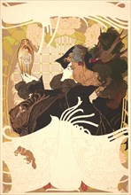 Georges de Feure (aka George van Sluijters, French, 1868 - 1943). Poster (Affiche) for â€úJournal