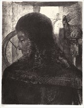 Odilon Redon (French, 1840 - 1916). Old Knight (Vieux chevalier), 1896. From L'Album des
