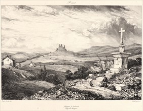EugÃ¨ne Isabey (French, 1803 - 1886). ChÃ¢teau de Larderole, 1832. From Voyages Pittoresques et