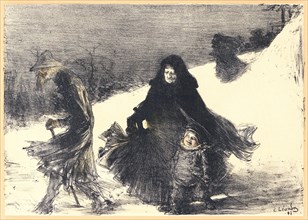 Charles-Lucien Léandre (French, 1862 - 1930). NoÃ«l, 1897. Lithograph on wove paper. Sheet: 405 mm