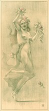 Armand Rassenfosse (Belgian, 1862 - 1934). Dance, ca. 1897. Color lithograph on wove paper. Sheet: