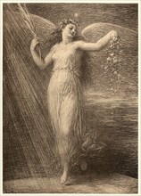 Henri Fantin-Latour (French, 1836 - 1904). Immortality (Immortalité), ca. 1898. Collotype after a