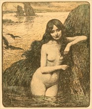 Charles FrancÂ¸ois Prosper Guérin (French, 1875 - 1939). Sirene, 1899. Lithograph on wove paper.