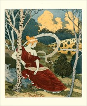 EugÃ¨ne Grasset (Swiss, 1841 - 1917). Dans Les Bois, ca. 1899. Collotype on wove paper. Sheet: 405