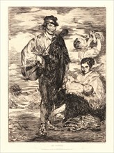 Ãâdouard Manet (French, 1832 - 1883). The Gypsies (Les Gitanos), 1862. Etching. Second state.