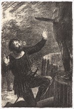 Henri Fantin-Latour (French, 1836 - 1904). Benvenuto Cellini: Acte III, La Fonte du Persée.