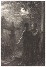 Henri Fantin-Latour (French, 1836 - 1904). Béatrice et Bénédict: Acte I. Nocturne. Lithograph.