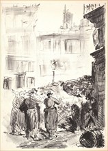 Ãâdouard Manet (French, 1832 - 1883). The Barricade (ScÃ¨ne de la Commune de Paris), 1871.