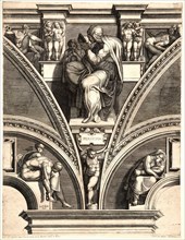 Giorgio Ghisi (Italian, 1520-1582) after Michelangelo Buonarroti (Italian, 1475 - 1564). Persica,