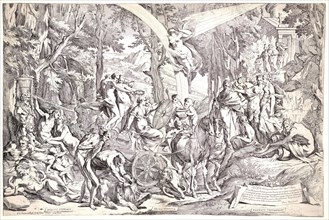 Pietro Testa (Italian, 1611/1612 - 1650) after Jacomo de Rossi (Italian, active 1648). The Triumph