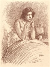 Théophile Alexandre Steinlen (Swiss, 1859 - 1923). Morning (Aubade Pour Elle), 1901. From Chansons