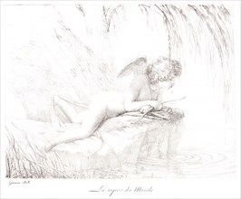 Pierre Guérin (French, 1774 - 1833). Le Repos du Monde, 1818. Lithograph on wove paper. Image: 182