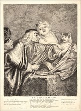 Jean-Ãâtienne Liotard (Swiss, 1702-1789) after Jean-Antoine Watteau (French, 1684-1721). The Sick