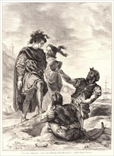 EugÃ¨ne Delacroix (French, 1798 - 1863). Hamlet: Ce crÃ¢ne..., 1834-1843. From Hamlet. Lithographs.