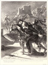 EugÃ¨ne Delacroix (French, 1798 - 1863). Hamlet: Mon destin..., 1834-1843. From Hamlet. Lithographs
