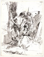 Giovanni Battista Tiepolo (aka Giambattista Tiepolo) (Italian, 1696 - 1770). The Discovery of the