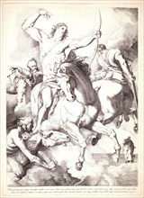Luigi Sabatelli I (Italian, 1772 - 1850). The Four Horsemen of the Apocalypse, ca. 1809. Etching on