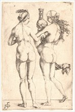 Giulio Campagnola (Italian, 1482-1515) after Ludwig Krug (German, 1490 - 1532). Allegory of Birth