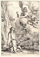 Giulio Carpioni (Italian, 1613 - 1678). Christ on the Mount of Olives, 17th century. Second or
