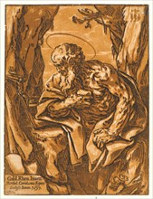 Bartolomeo Coriolano (Italian, ca. 1599-1676) after Guido Reni (Italian, 1575 - 1642). St. Jerome