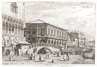 Canaletto (aka Antonio Canale) (Italian, 1697 - 1768). Prison, Venice (La Prison V Ã  Venise), 18th