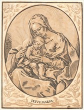 Bartolomeo Coriolano (Italian, ca. 1599-1676) after Guido Reni (Italian, 1575 - 1642). The Virgin